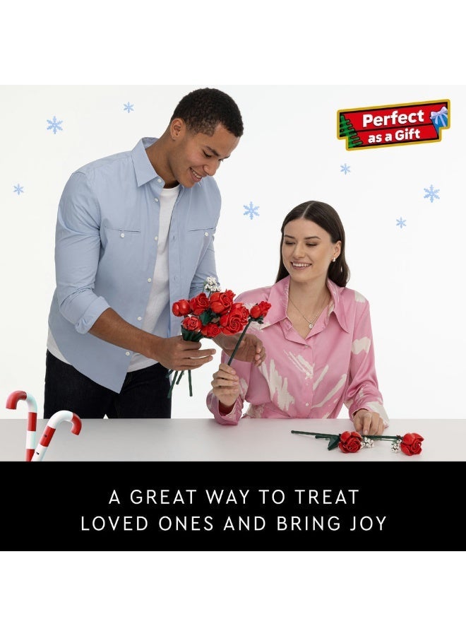 ليغو مجموعة زهور باقة الورد من ليجو بوتانيكالز للبالغين، هدية عيد الحب - Image 4